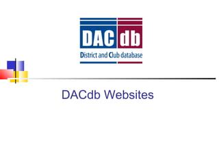 dacdb data sync.